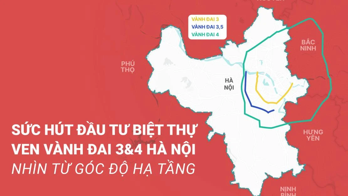 Sức Hút Đầu Tư Biệt Thự Vành Đai 3 & 4 Hà Nội - Nhìn Từ Góc Độ Hạ Tầng